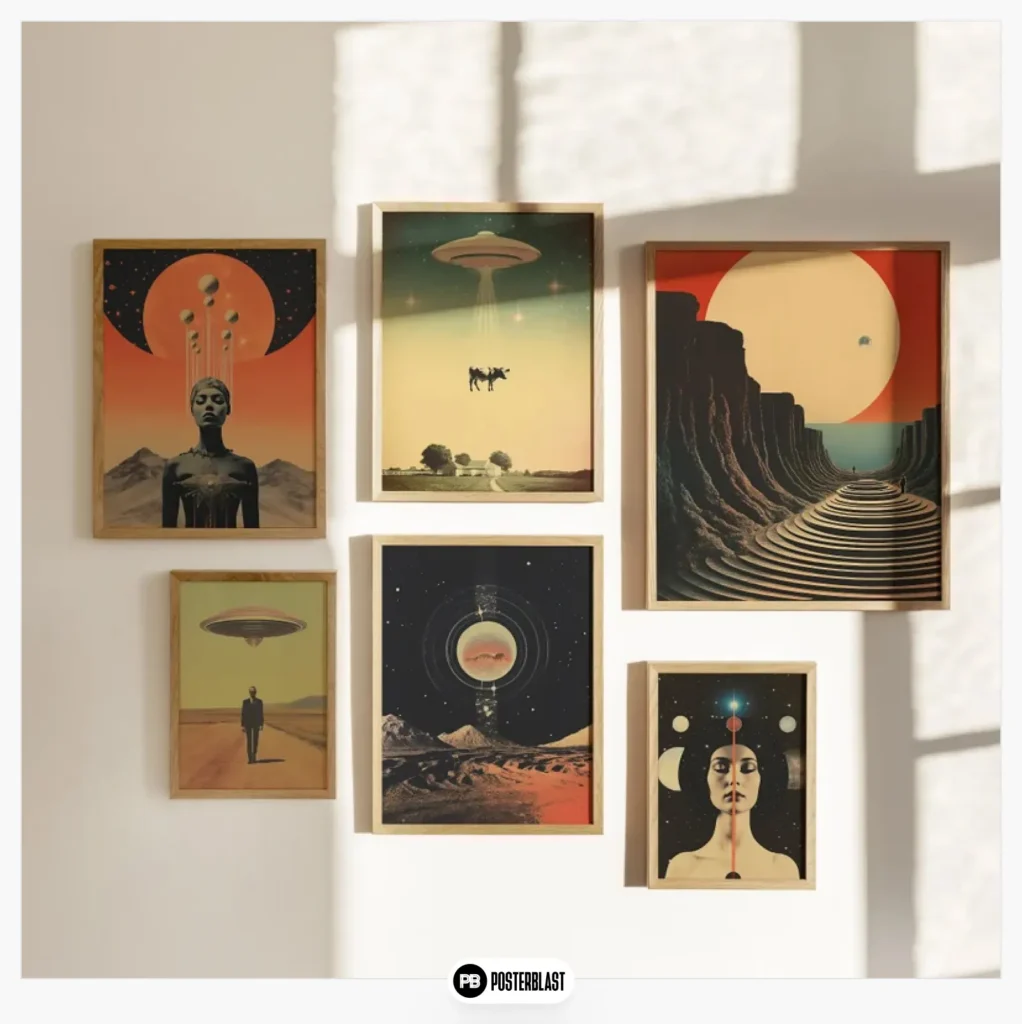 Retro Surreal Posters