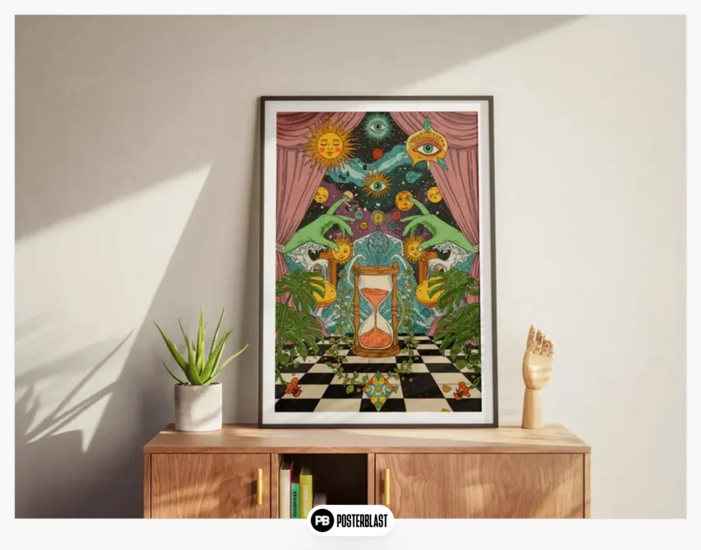 Psychedelic Cosmic Art Print