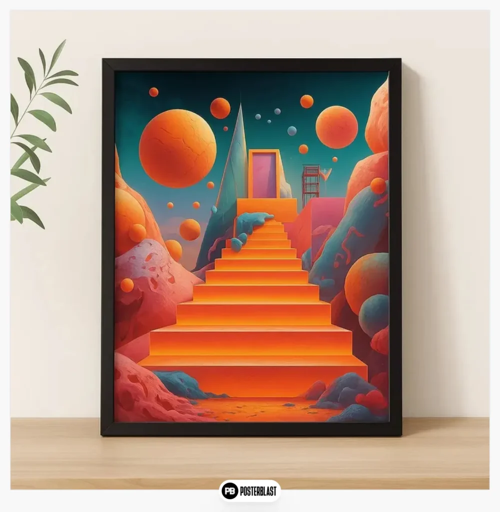 Surreal abstract dreamscape
