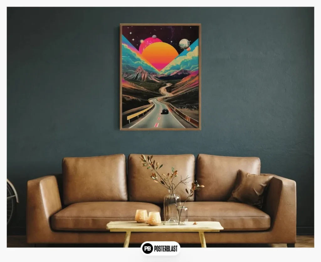 Trippy Retro Poster