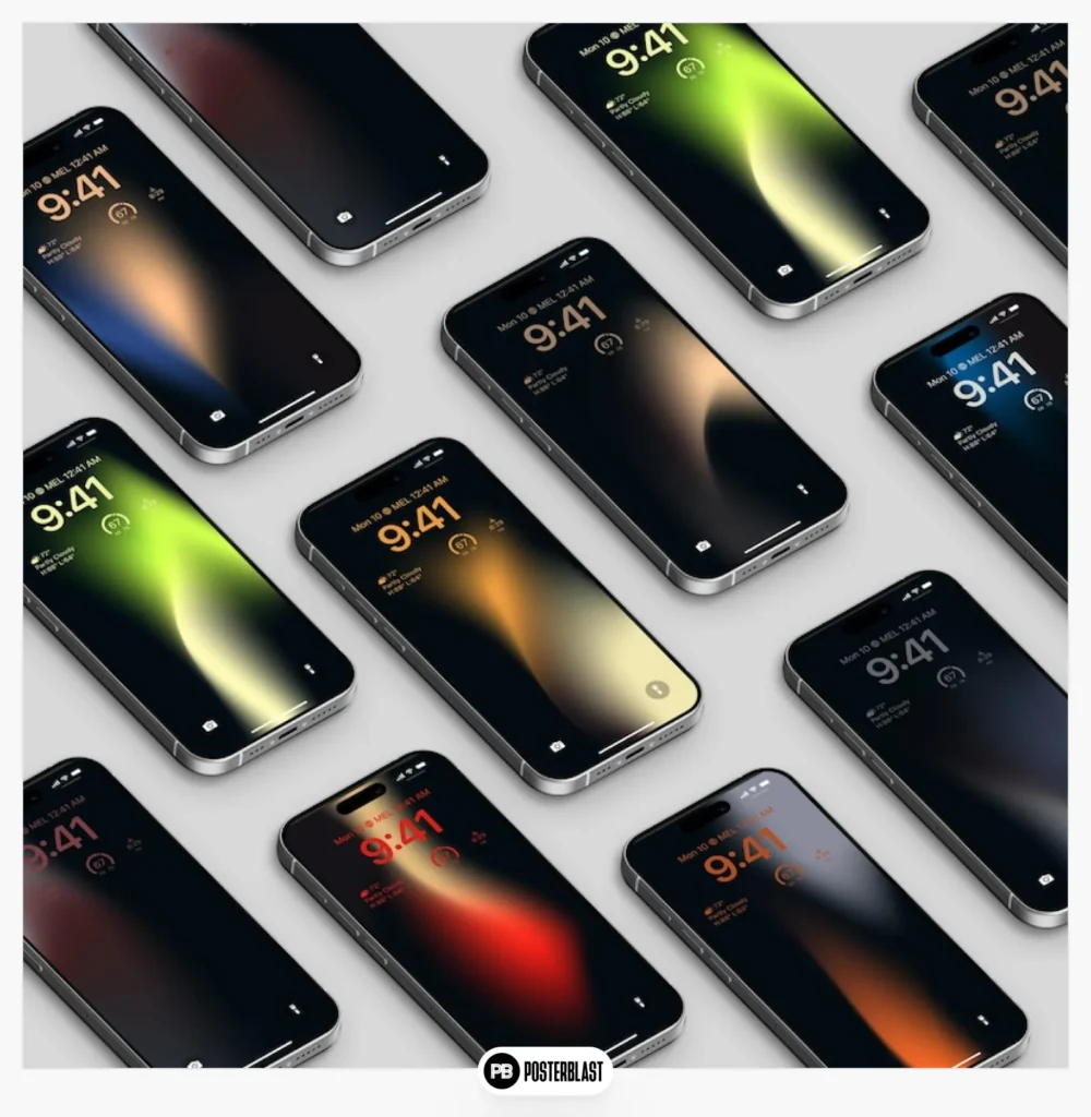 Abstract Gradient iPhone Wallpaper Set