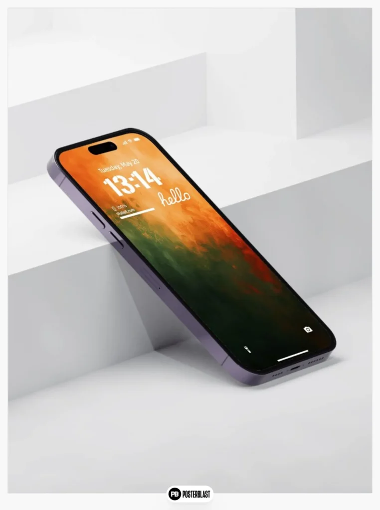 Abstract Painted iPhone Wallpaper Set 