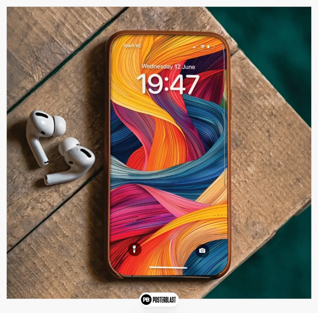 Modern Phone Wallpaper Gift for Color