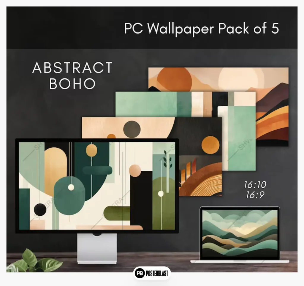 Boho Landscape, Minimalist
