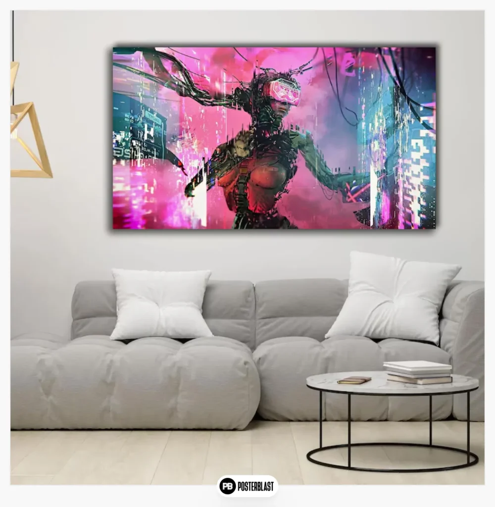 Futuristic Sci-Fi Digital Poster