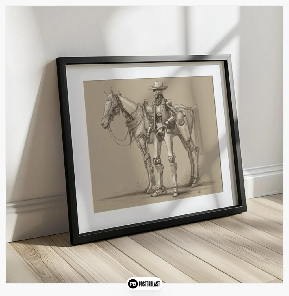 Sci-Fi Western Wall Art