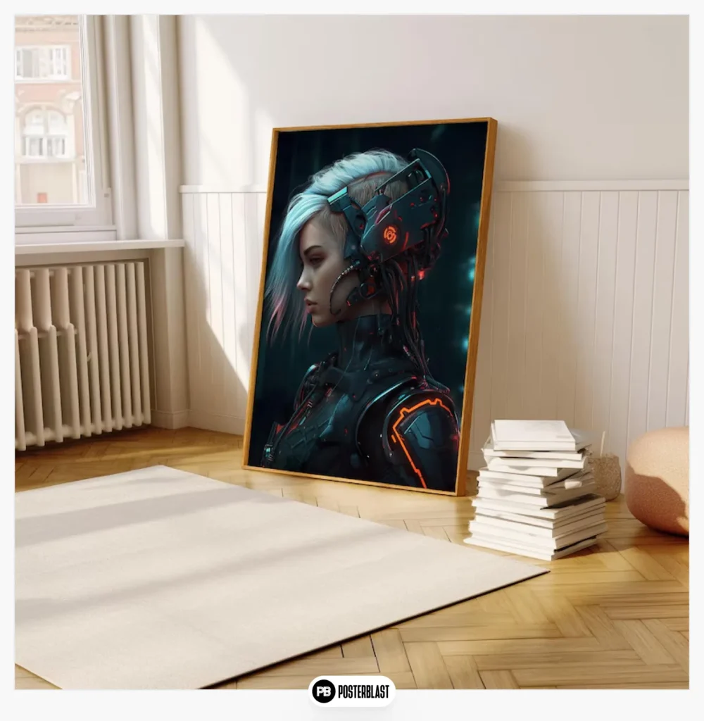 Sci-Fi Wall Art Neon Art Retro Futurism