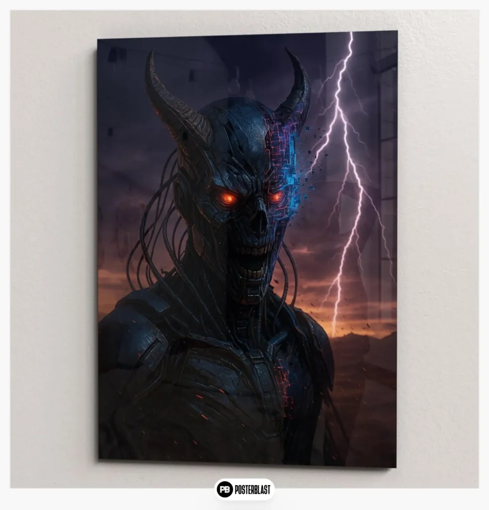 Cyber ​​Demon Wall Art