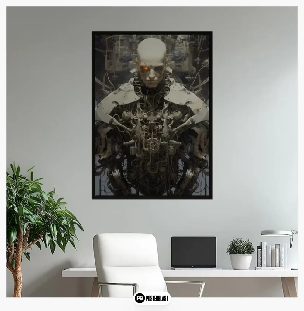 Futuristic Robot Wall Decor