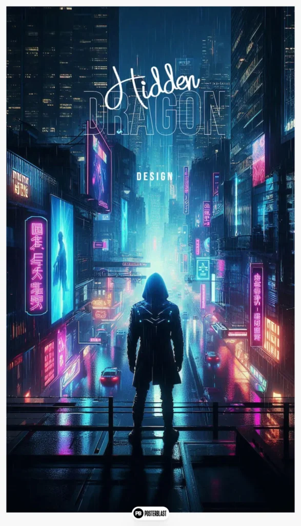 Cyberpunk Neon City Phone Wallpaper