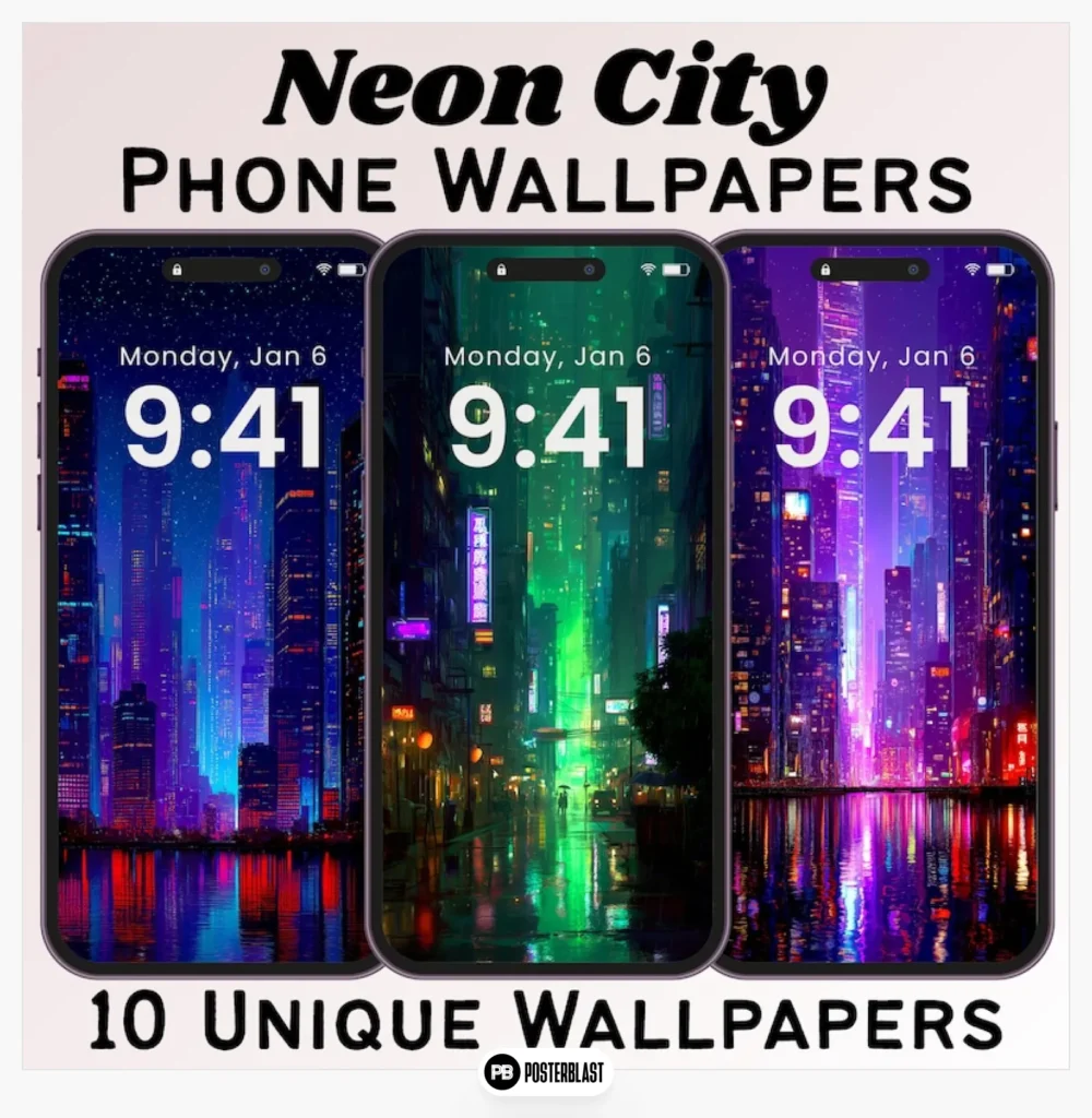 Neon City Phone Wallpapers: Cyberpunk 4K Backgrounds