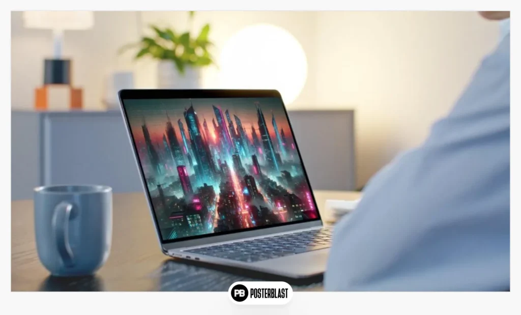 Cyberpunk City Desktop Wallpaper Set