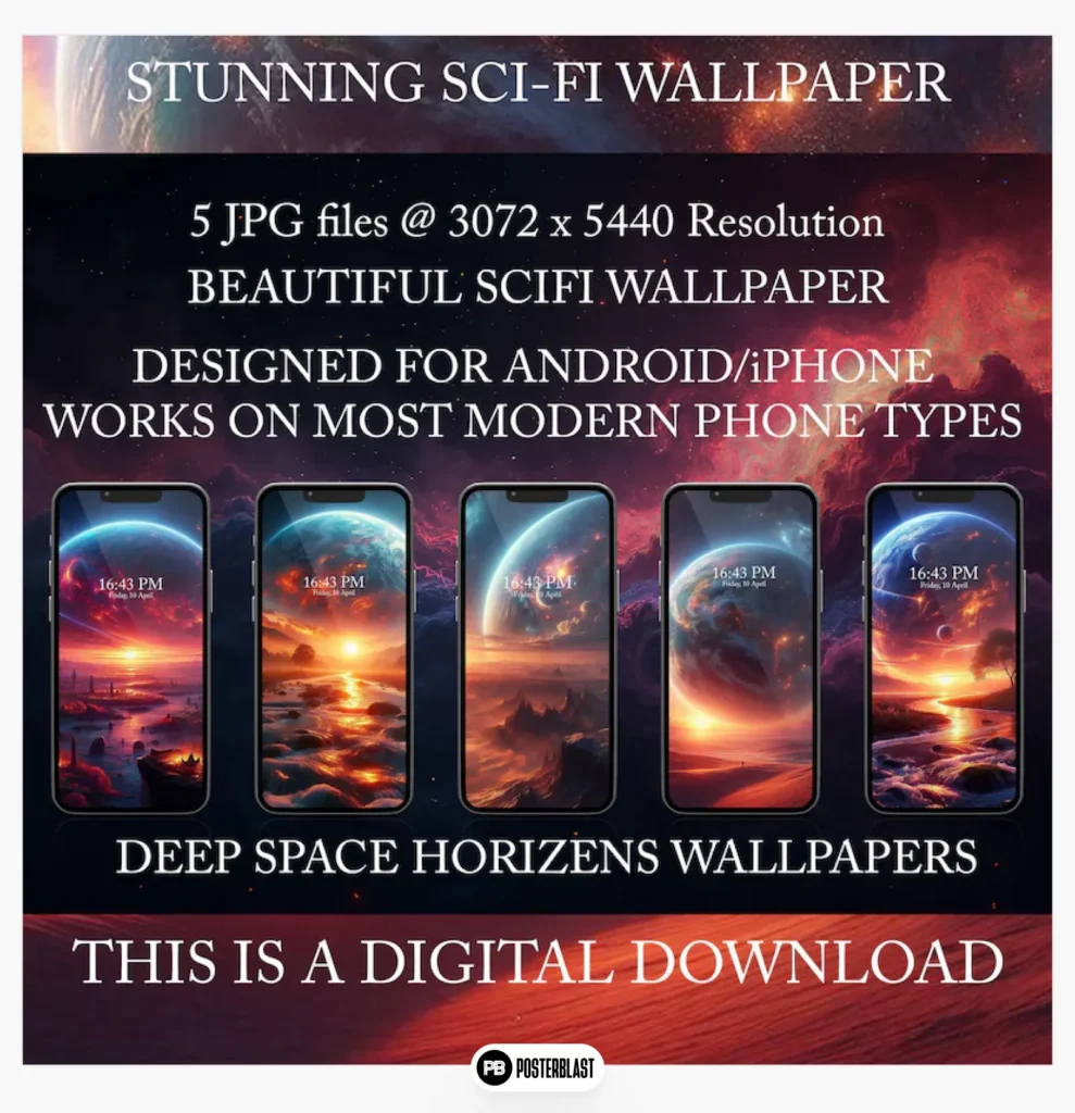 Sci-Fi Phone Wallpapers: Futuristic Galaxy Backgrounds