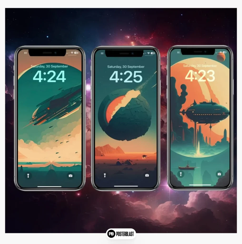 50 Space Phone Wallpapers: Colorful Sci-Fi Backgrounds