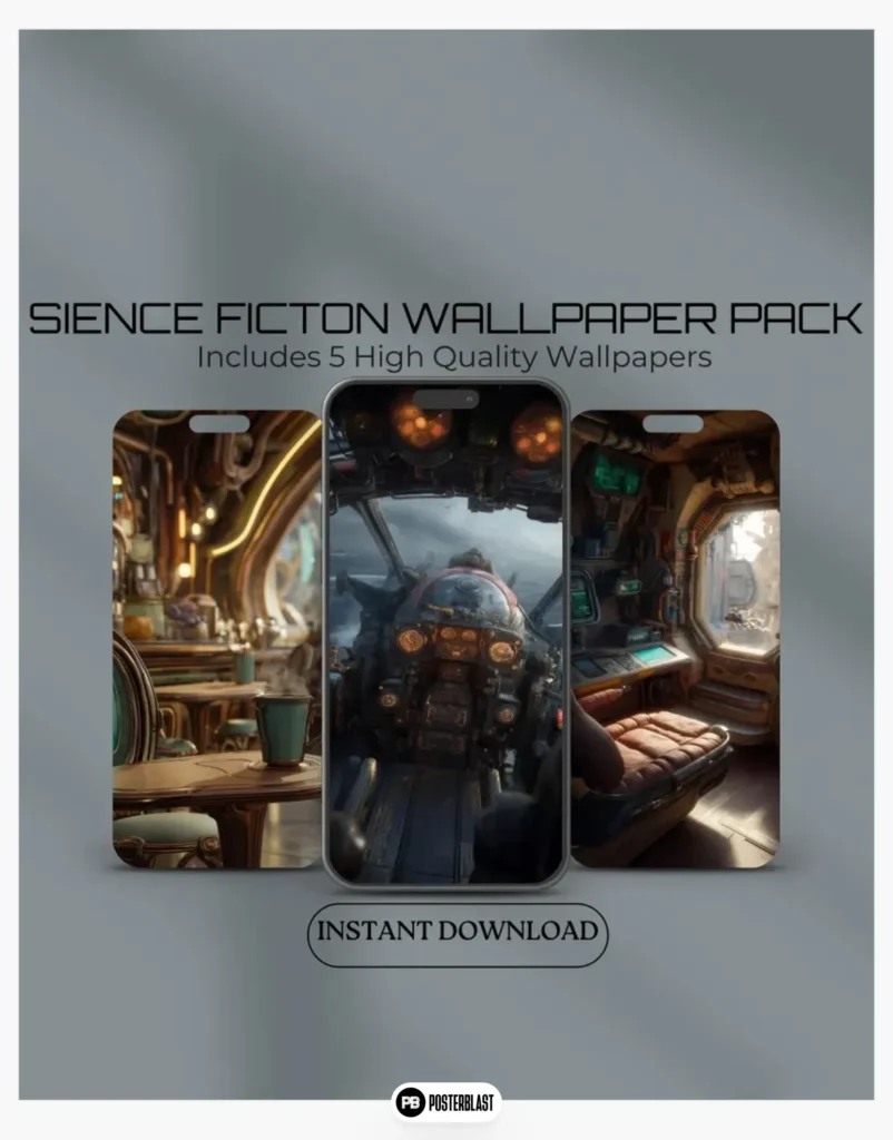 Sci-Fi Cyberpunk Phone Wallpaper