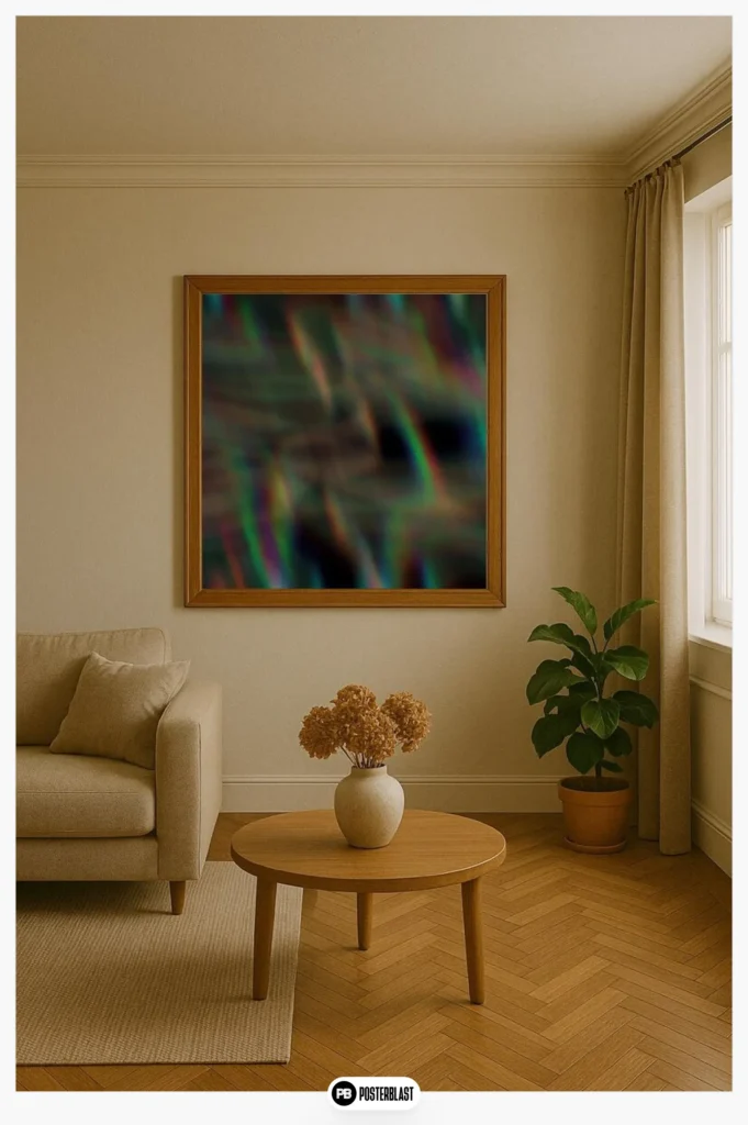 Dreamy RGB Blur Abstract Wall Art