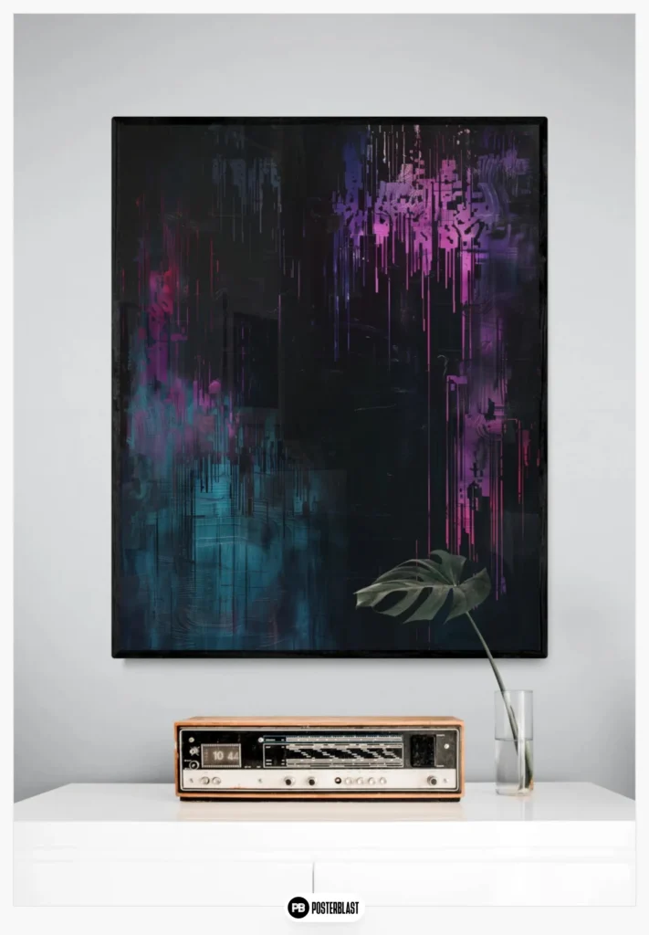 Abstract minimalist printable artwork