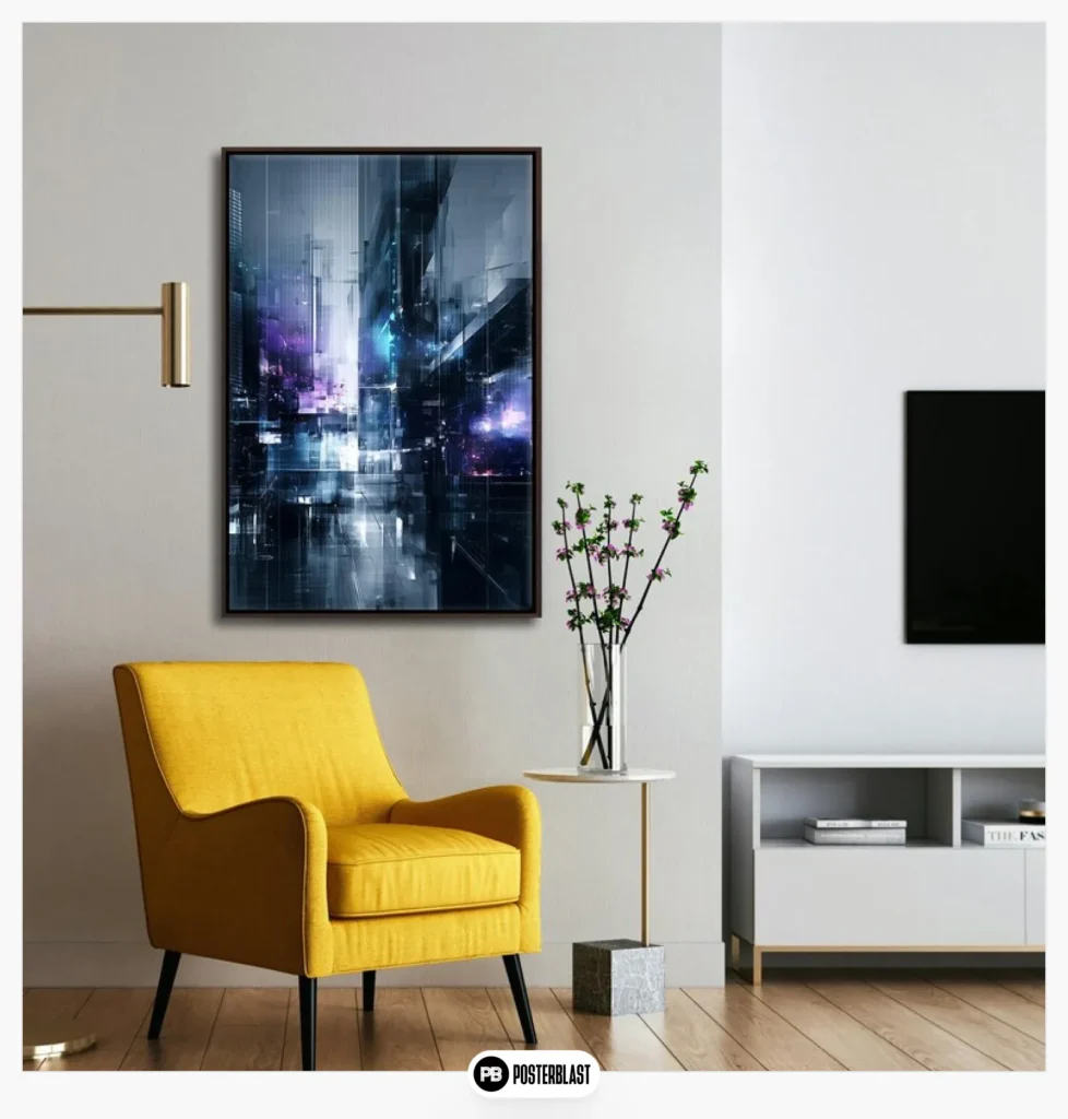 Abstract Futuristic Wall Art