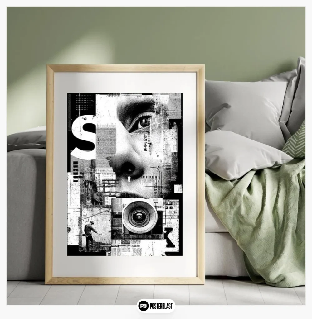 Surveillance-Inspired Digital Print