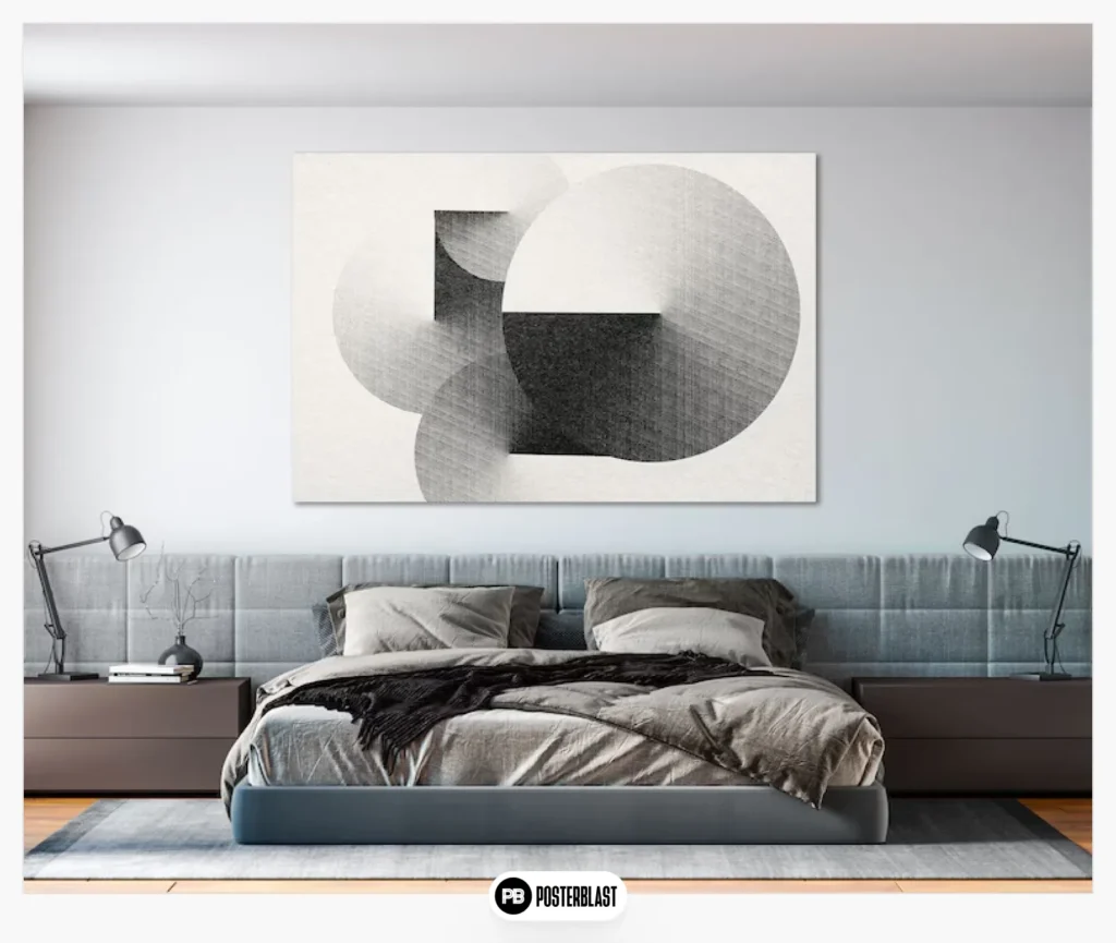 Minimalist geometric abstract art