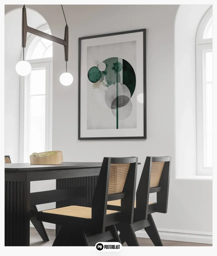 Modern living room wall decor