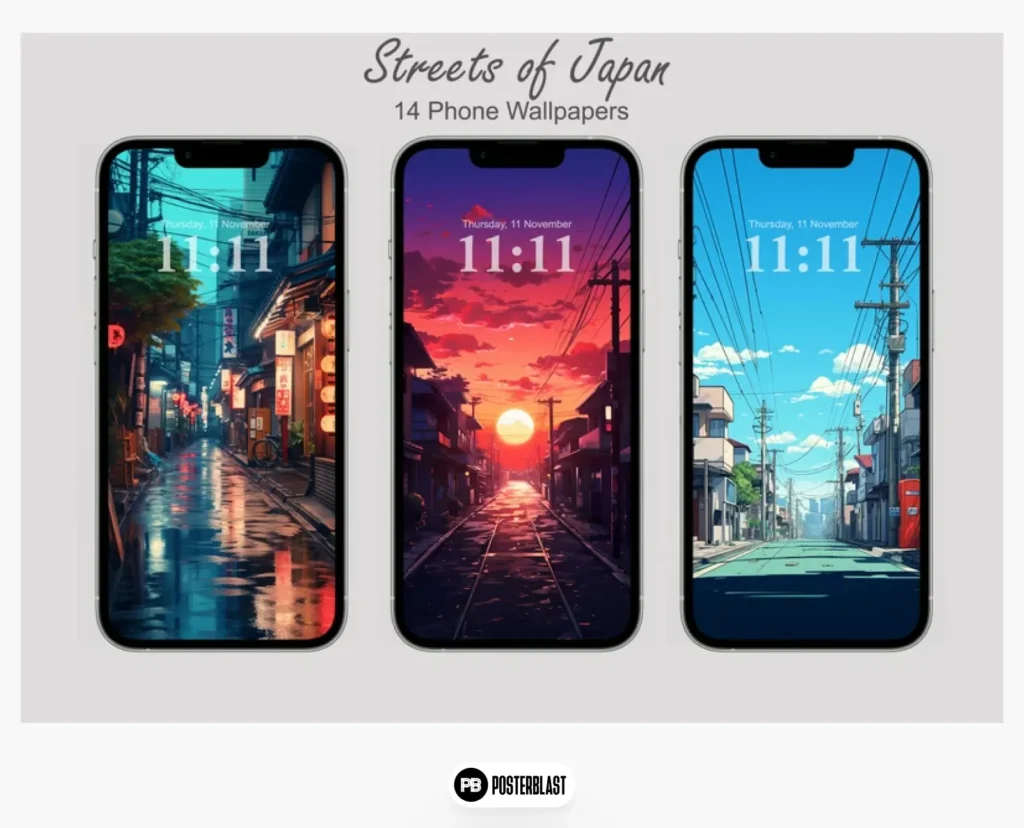 Minimalist Lofi Digital Landscape Download