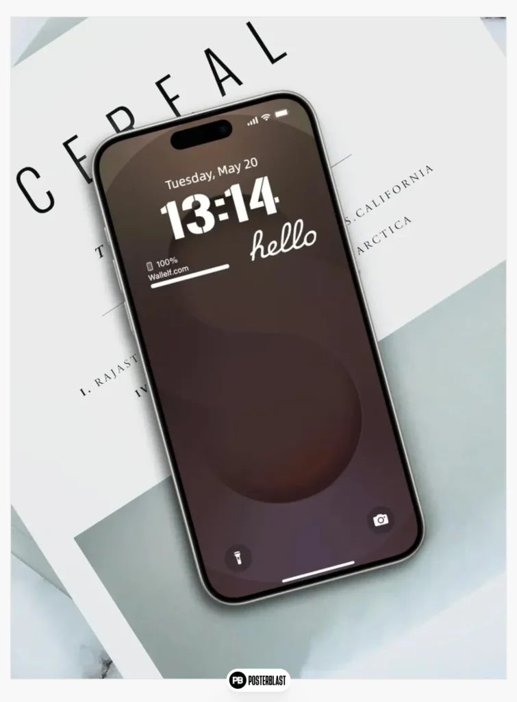 Abstract mobile background