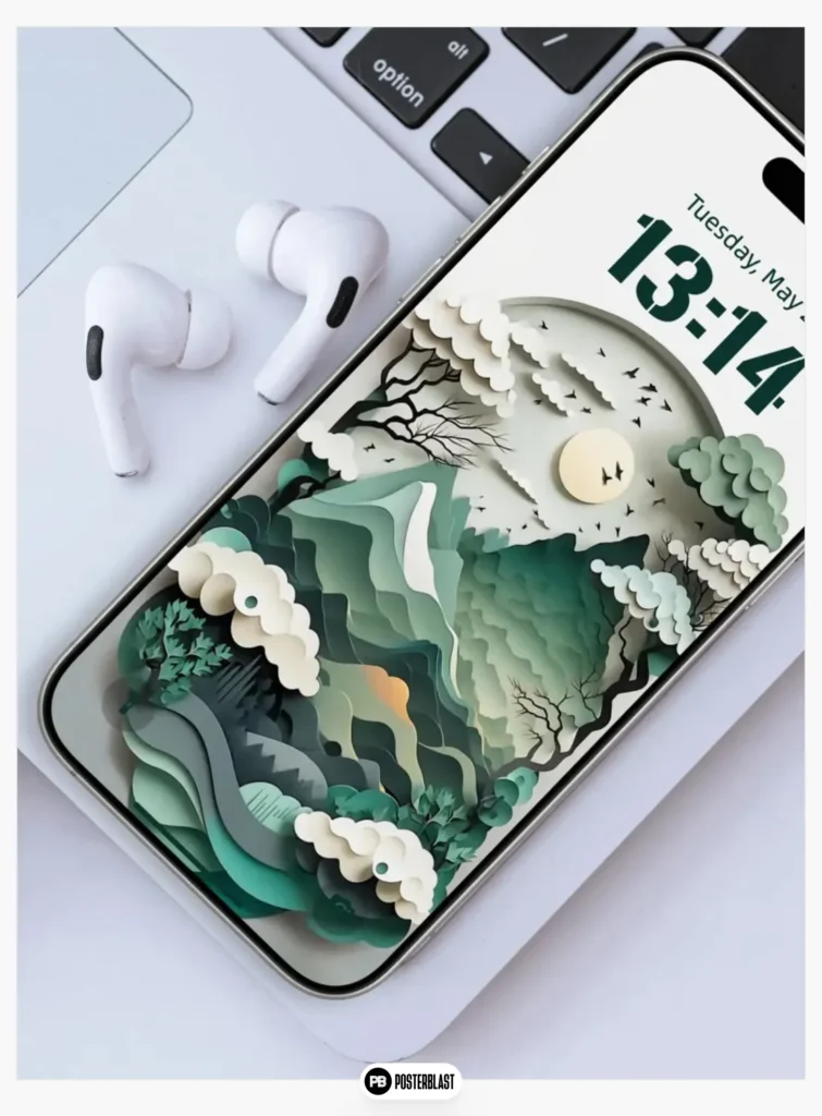 Forest Aesthetic Lock Screen