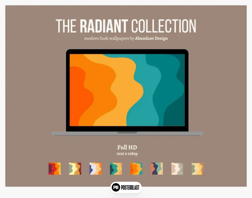 Minimalist Desktop Wallpaper: Radiant Collection