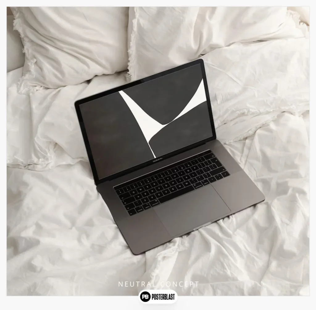 Minimalistisches Schwarz Weiss Neutrales Design