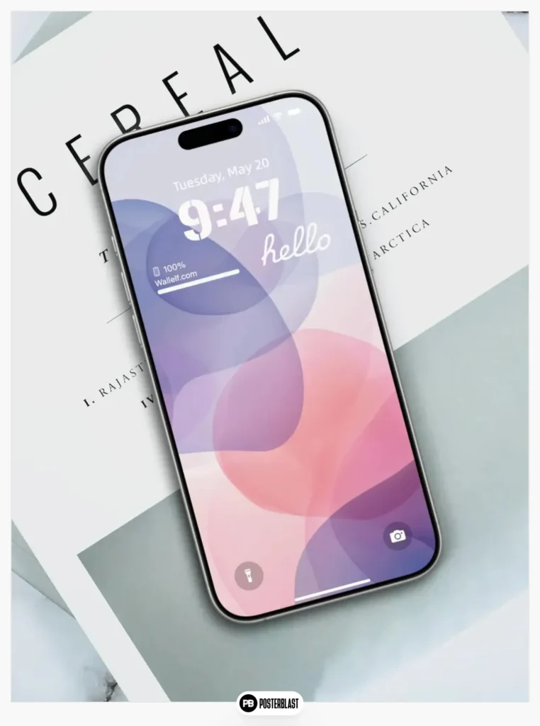 Abstract Gradient iPhone Wallpaper