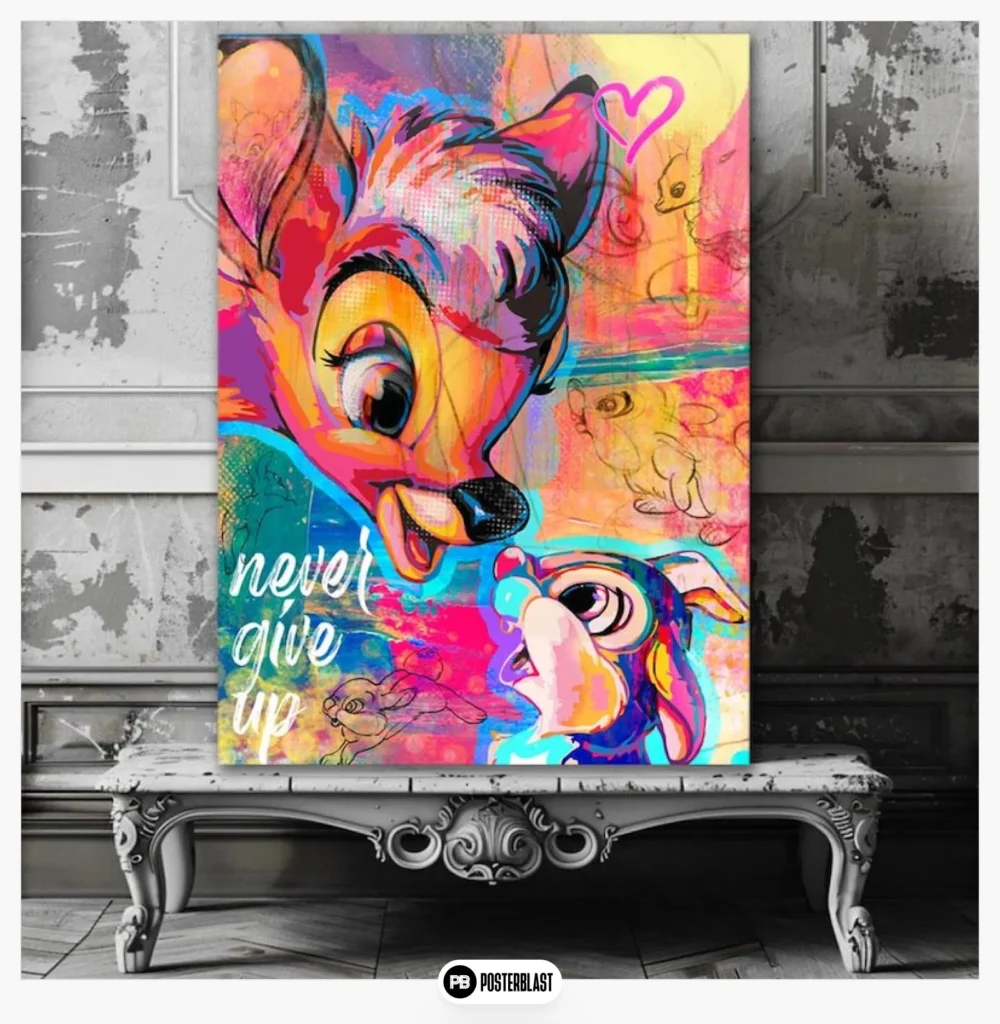 Directly from the artist Pop Art Canvas, Bamb