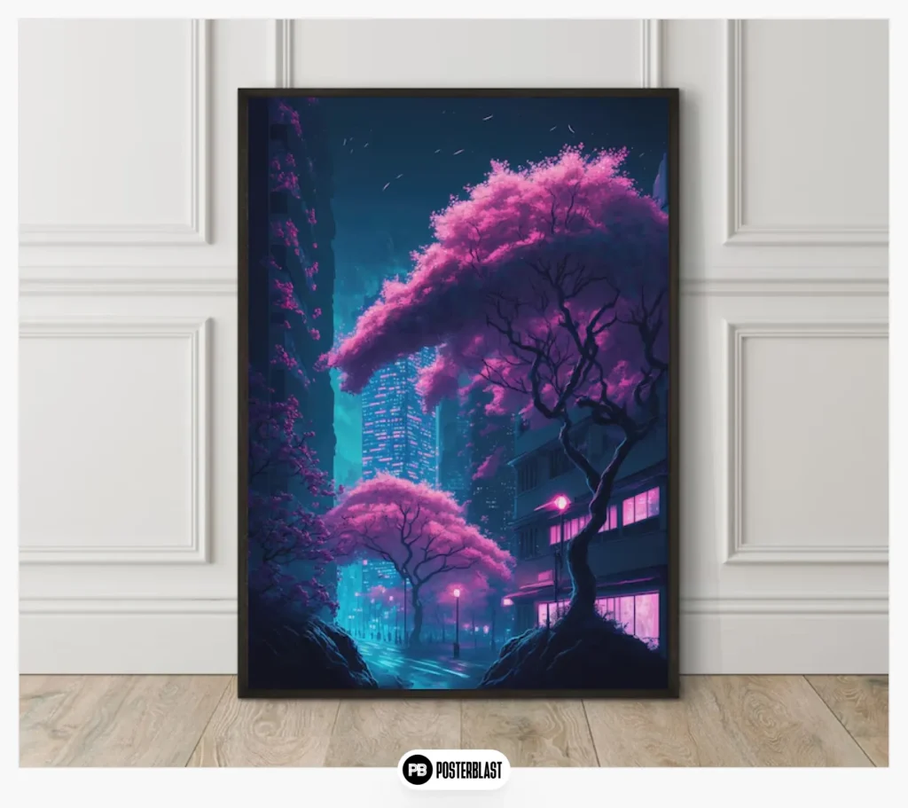  Futuristic Neon Poster 