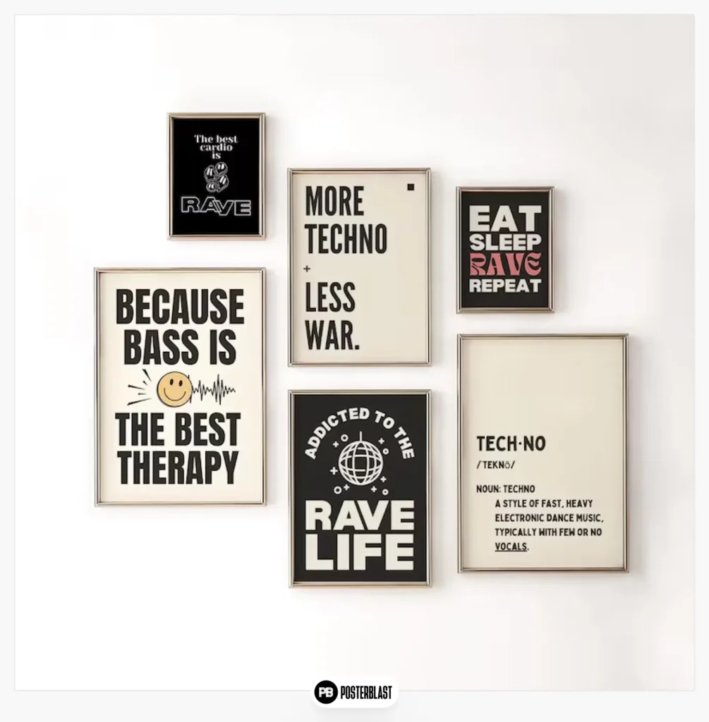 EDM Party Wall Art