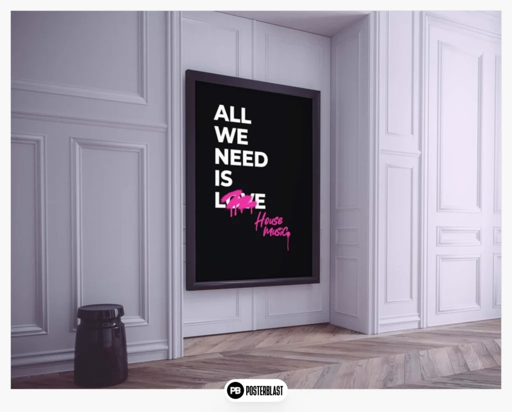 House Techno Rave Wall Art