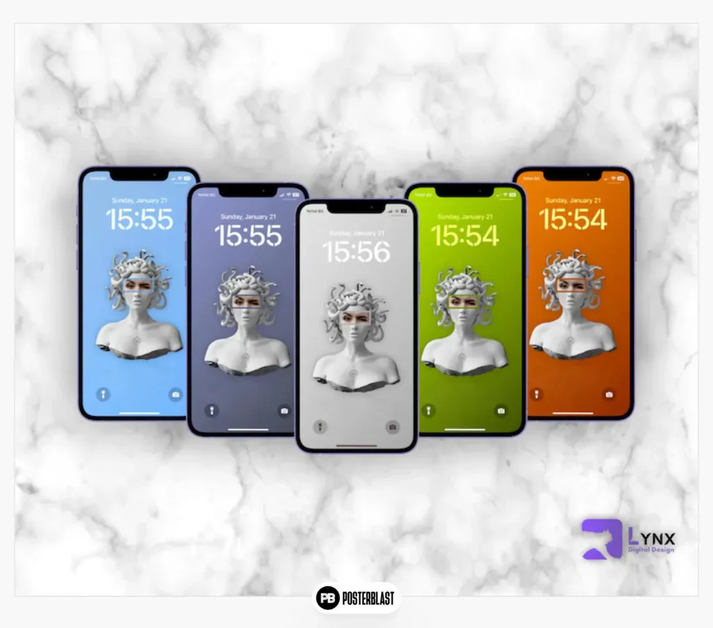 Medusa iPhone Wallpaper 4K: Greek Mythology Lock Screen Art