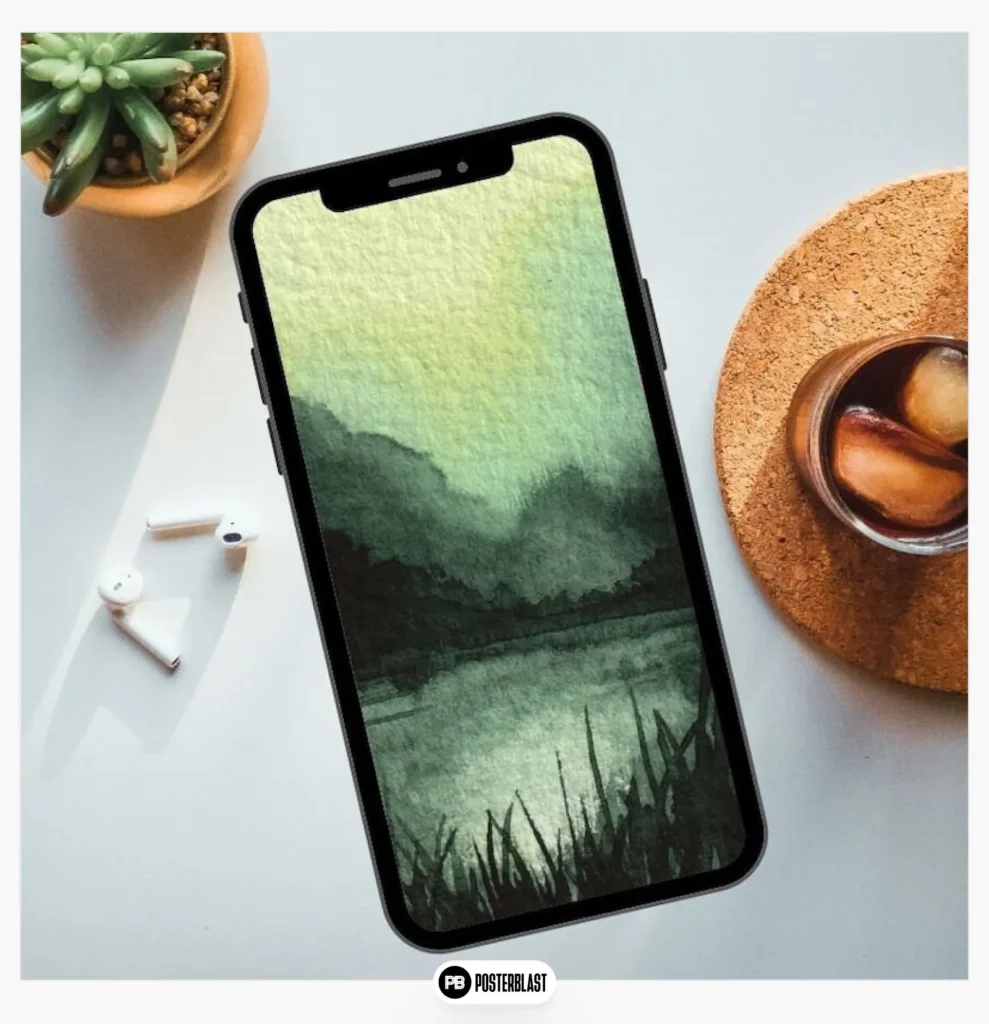 Original Art Phone Wallpaper Digital Download Mobile