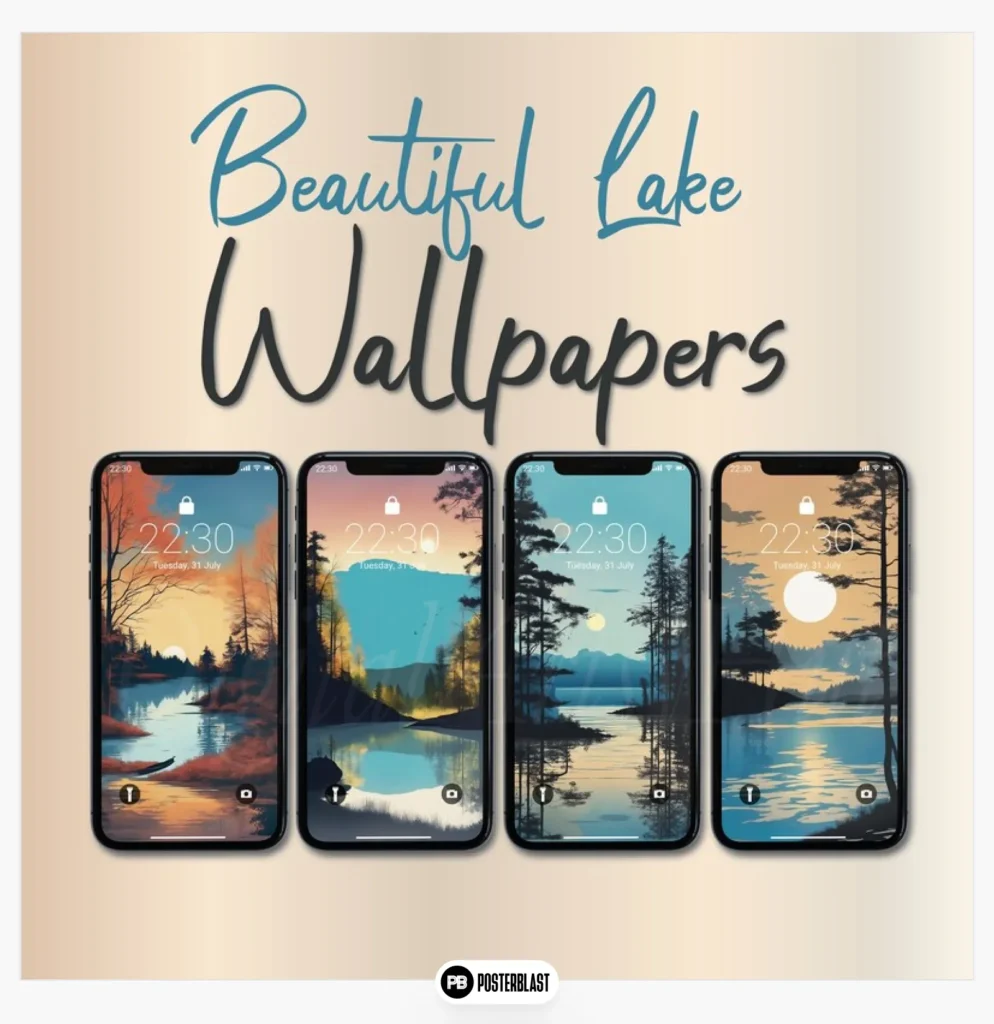 Lake Landscape Wallpaper: Beautiful Mobile Background