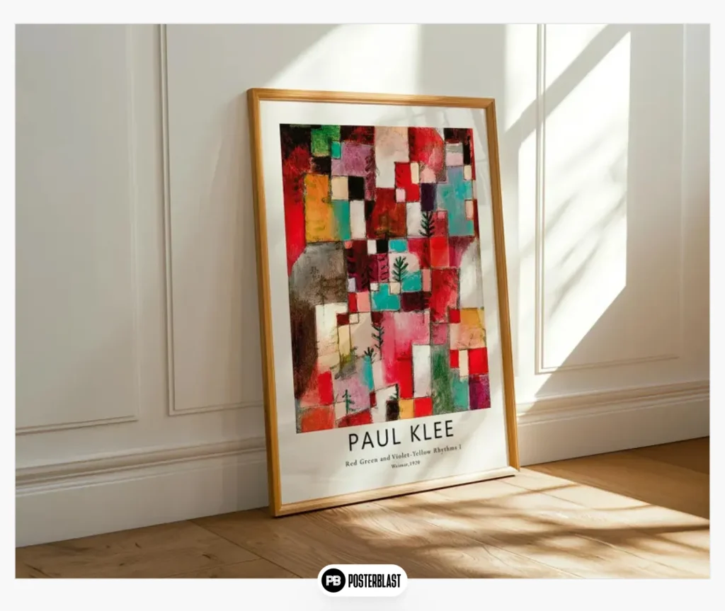 Paul Klee Bauhaus Print: Abstract Expressionist Wall Art