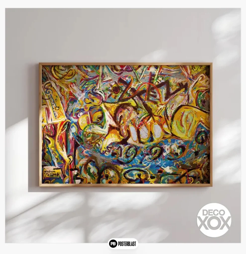 Jackson Pollock Abstract Expressionist Wall Art Print