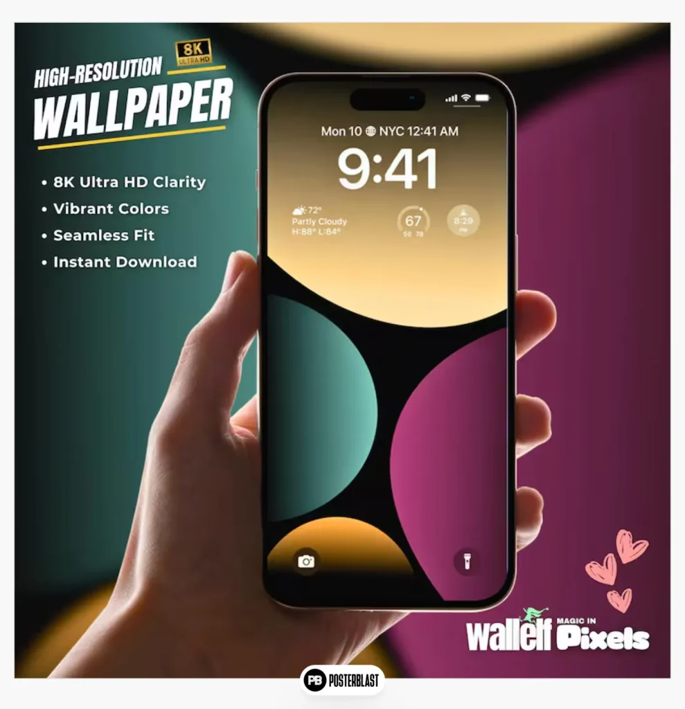 Abstract Geometric iPhone Wallpaper