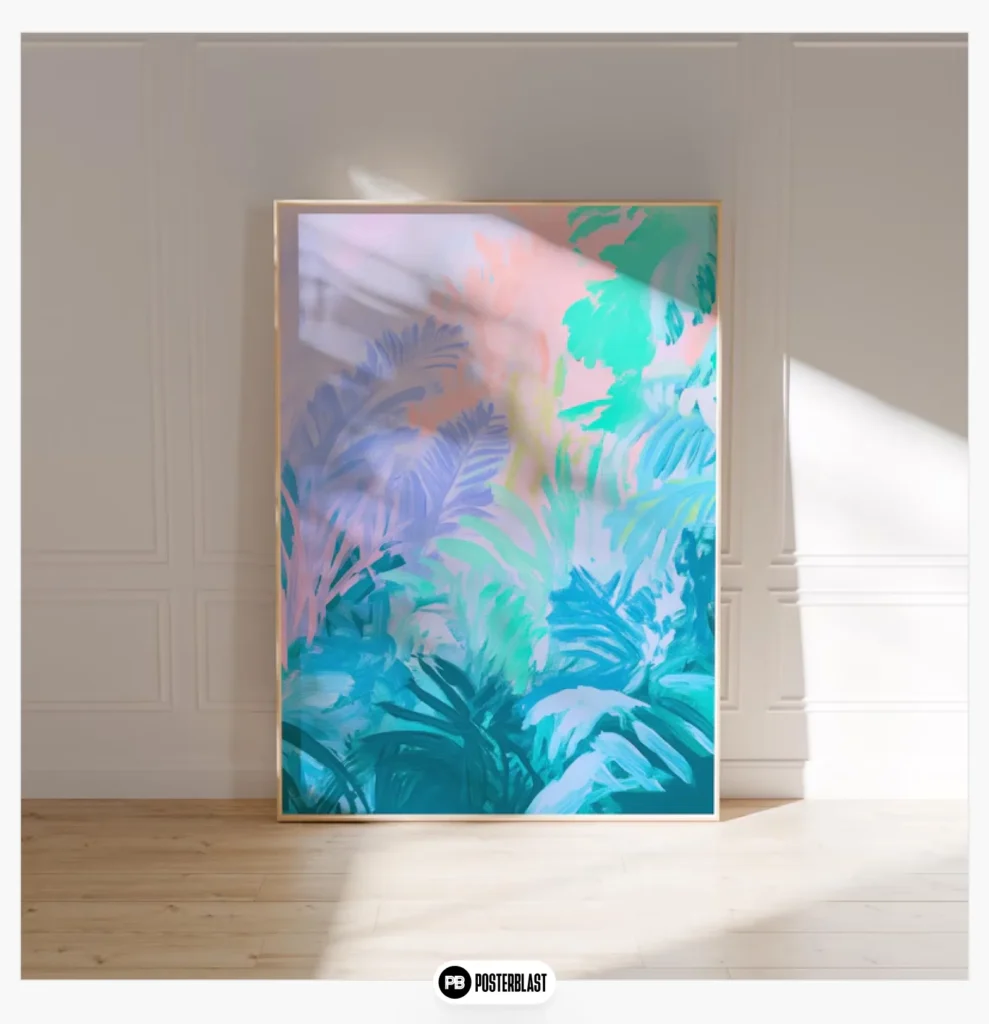 Modern abstract poster