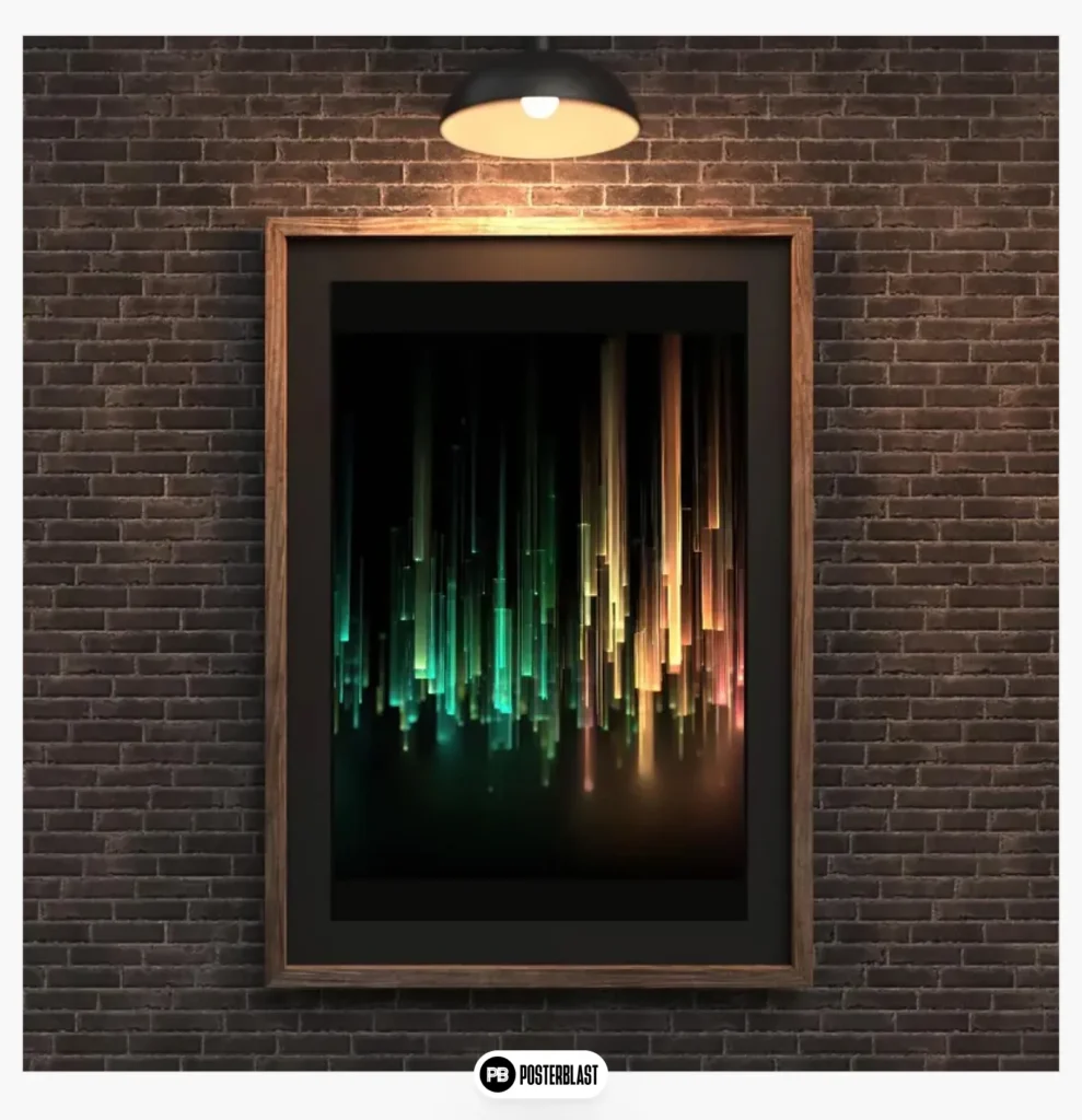 Futuristic home decor poster