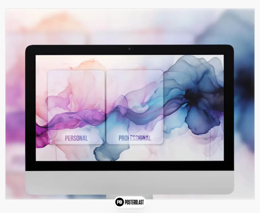 Dreamscape Smoke Desktop Wallpaper Organizer: Personal & Professional