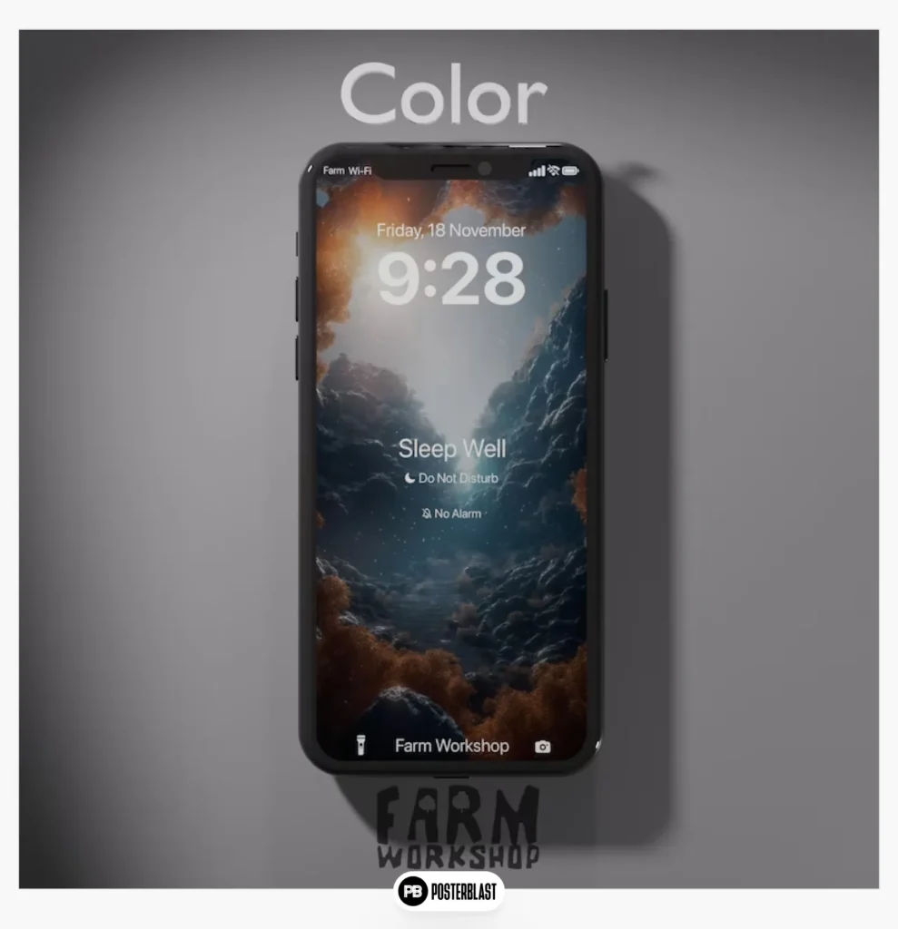 Celestial Dreamscape - vibrant phone wallpaper