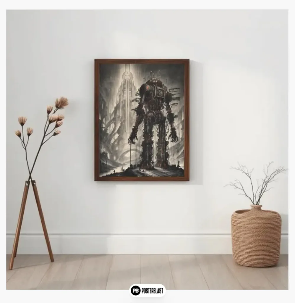 Futuristic Robot Poster