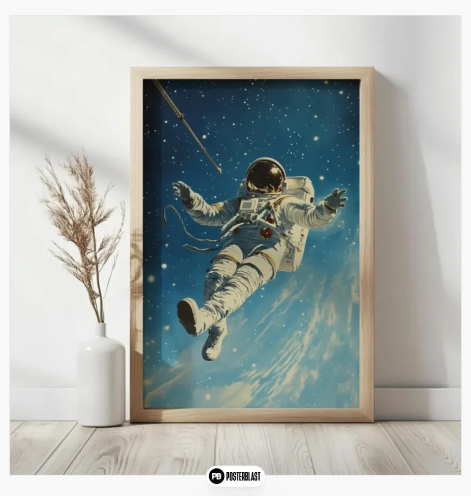 Vintage Space Exploration Print