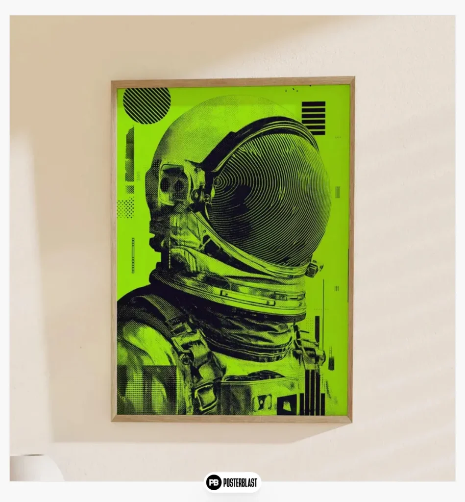 Space Exploration Poster: Science Fiction Print