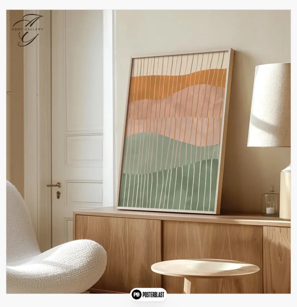 Earthy Tones Abstract Art