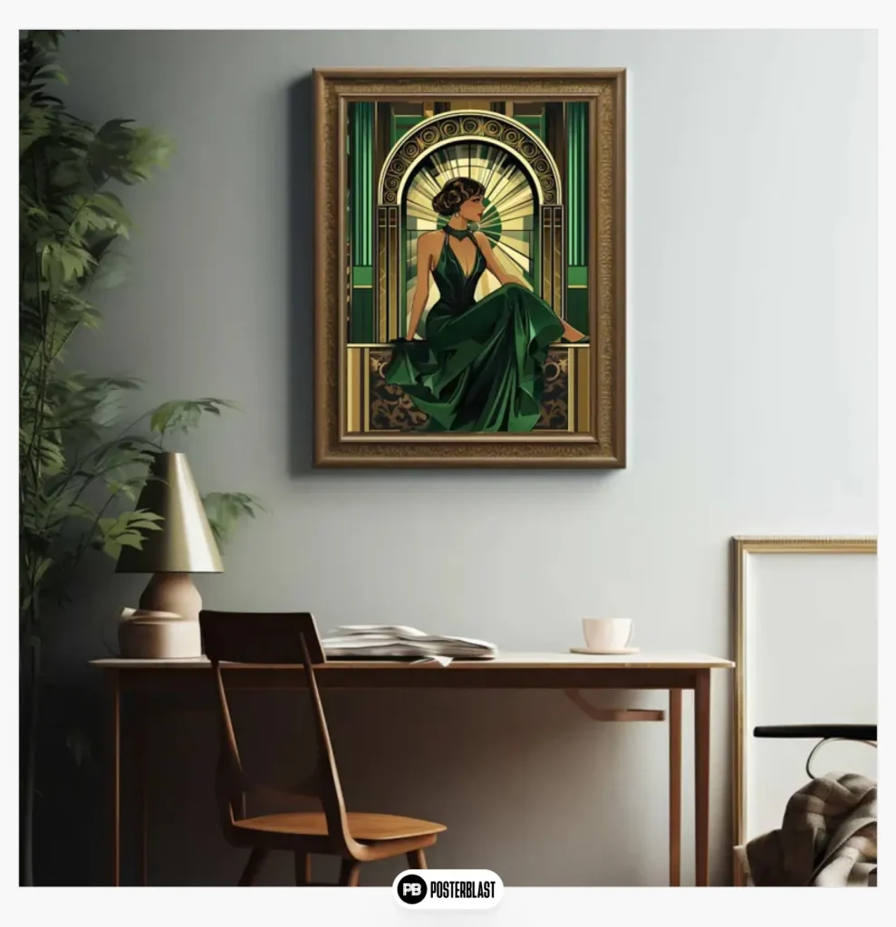 920s Art Deco Poster